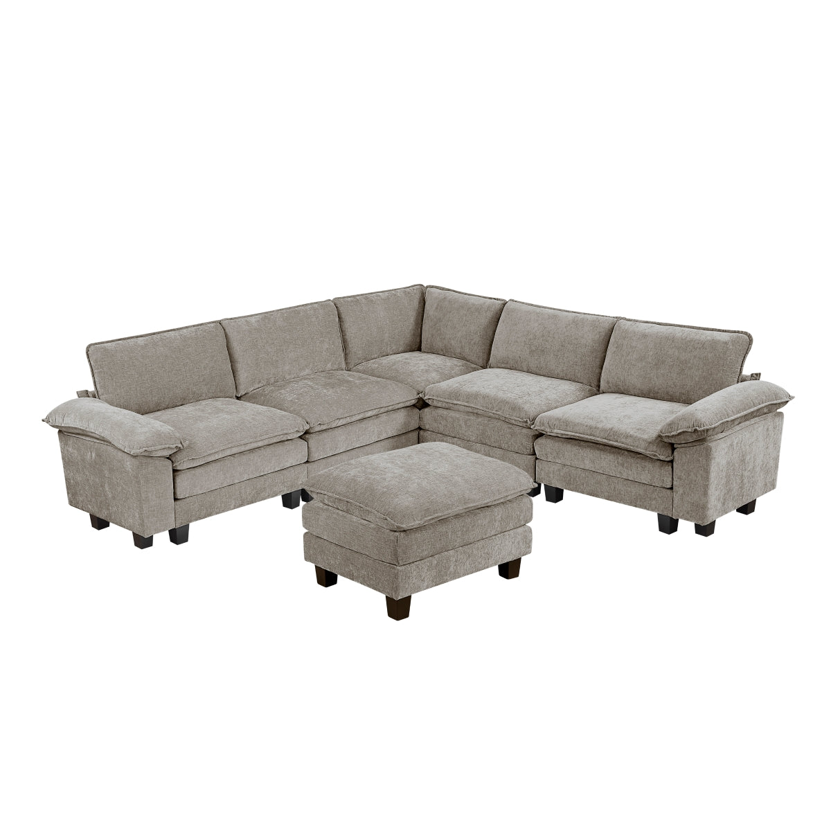 Dublin 6-Piece Modular Sectional with Ottoman