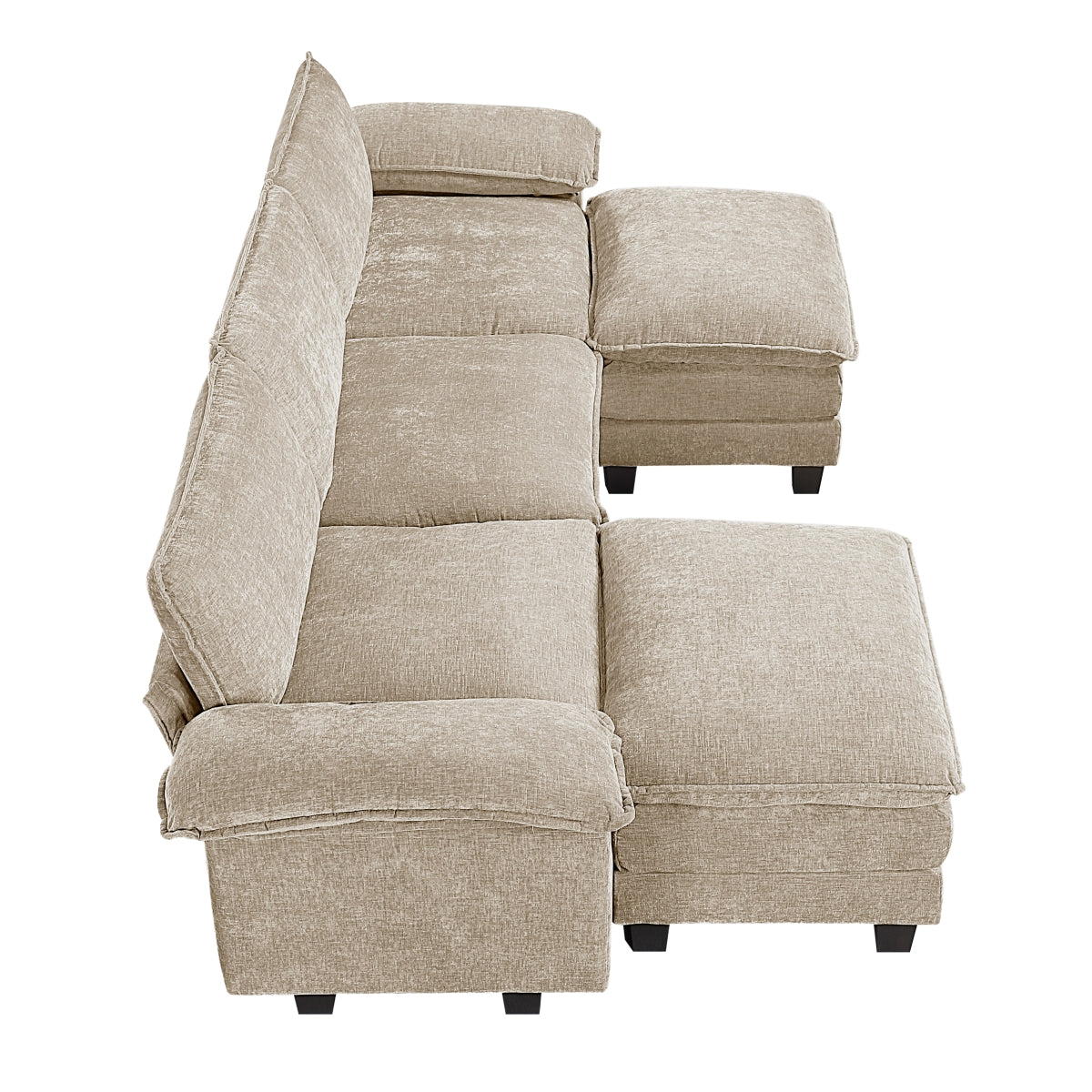 Dublin 5-Piece Modular Sectional with Ottoman