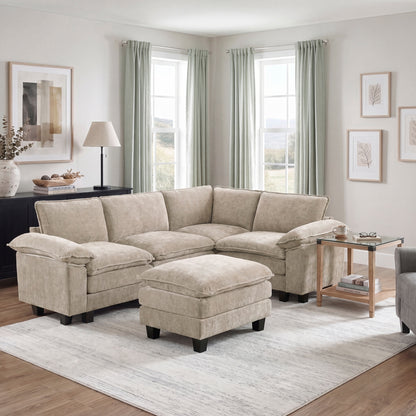 Dublin 5-Piece Modular Sectional with Ottoman