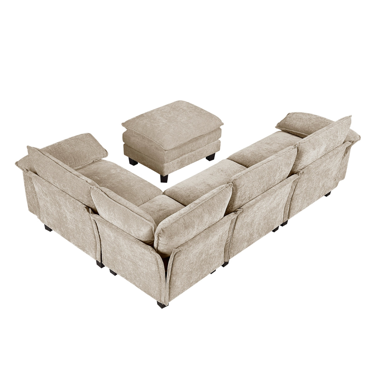 Dublin 5-Piece Modular Sectional with Ottoman