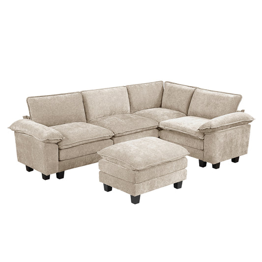 Dublin 5-Piece Modular Sectional with Ottoman