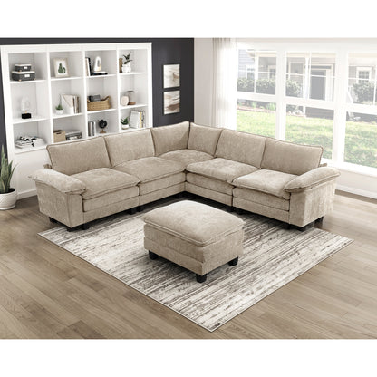 Dublin Ottoman - Taupe