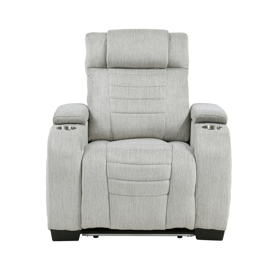 Ronan Reclining Chair - Light gray