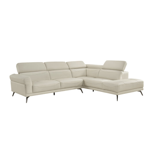 Giselle 2-Piece Sectional with Right Side Chaise