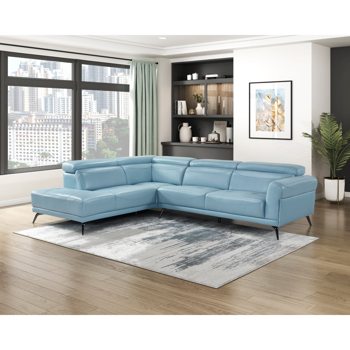 Giselle 2-Piece Sectional with Left Side Chaise