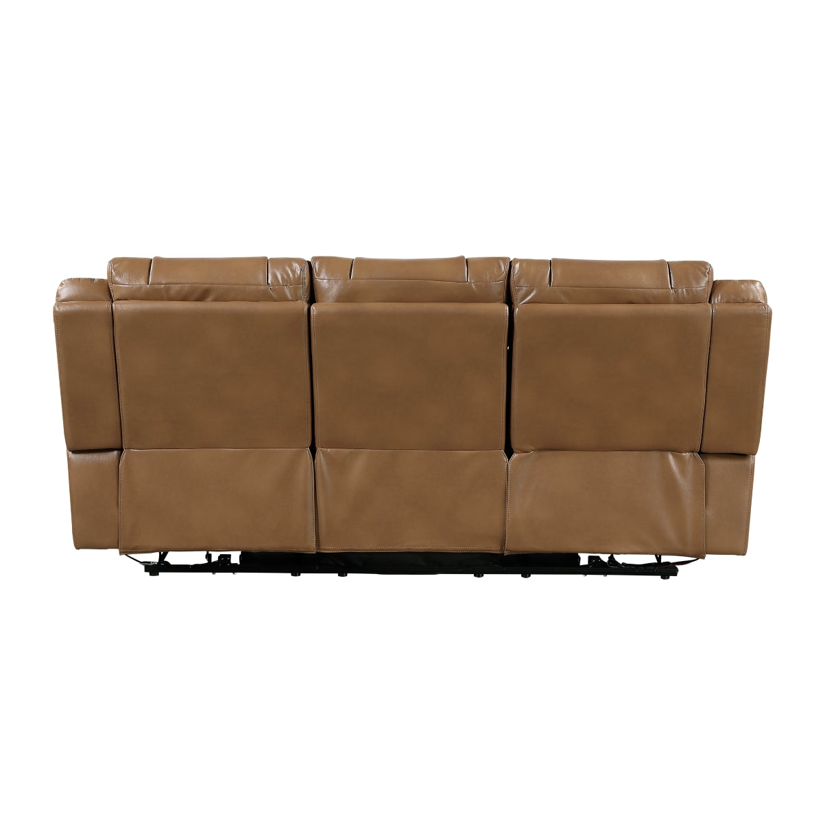 Huron Power Double Reclining Sofa with Center Drop-Down Cup Holders, Wireless Charger, Magazine Bag, LED and Charging Ports