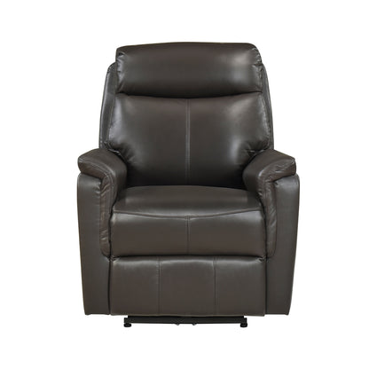 Leif Power Reclining Chair - Dark brown