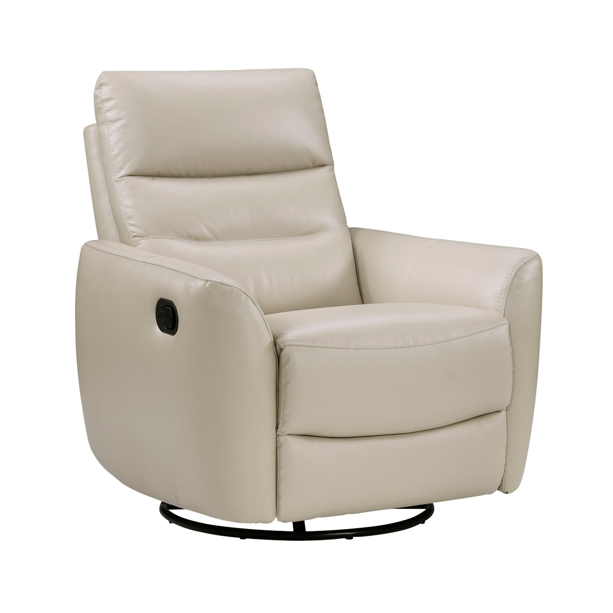 Cassian Swivel Glider Reclining Chair - Taupe