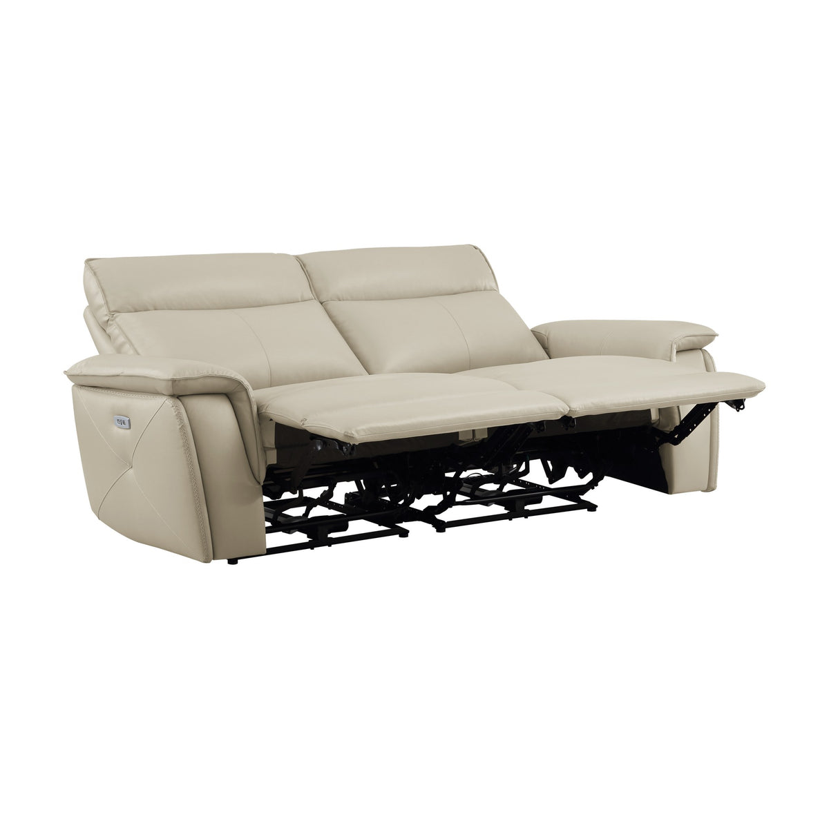 Maroni Power Double Reclining Love Seat with Power Headrests