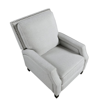 Berenson Push Back Reclining Chair - Gray