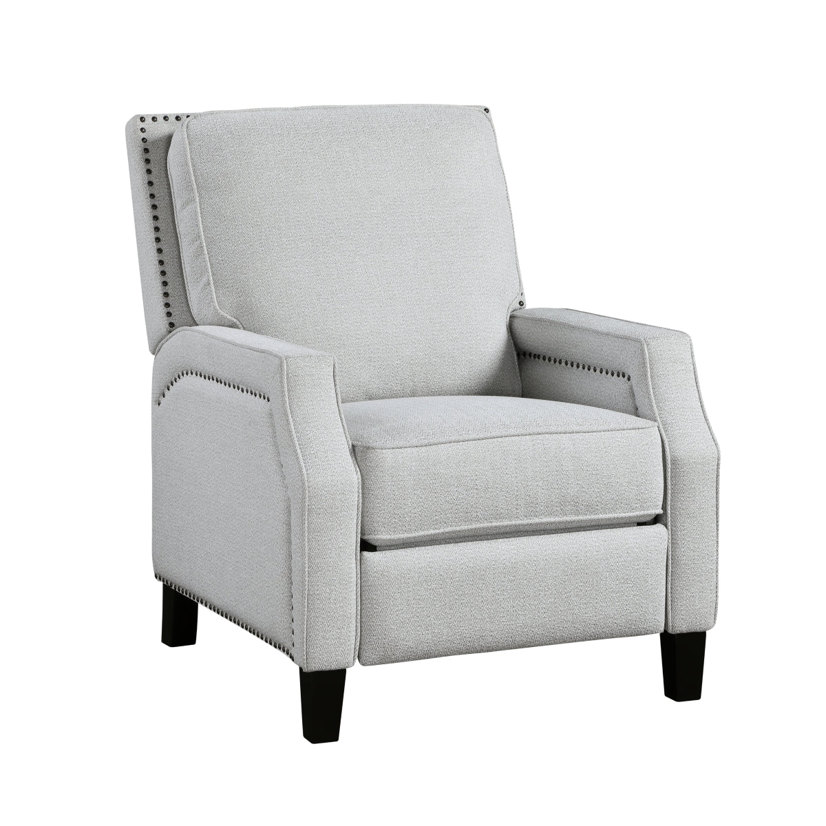 Berenson Push Back Reclining Chair - Gray