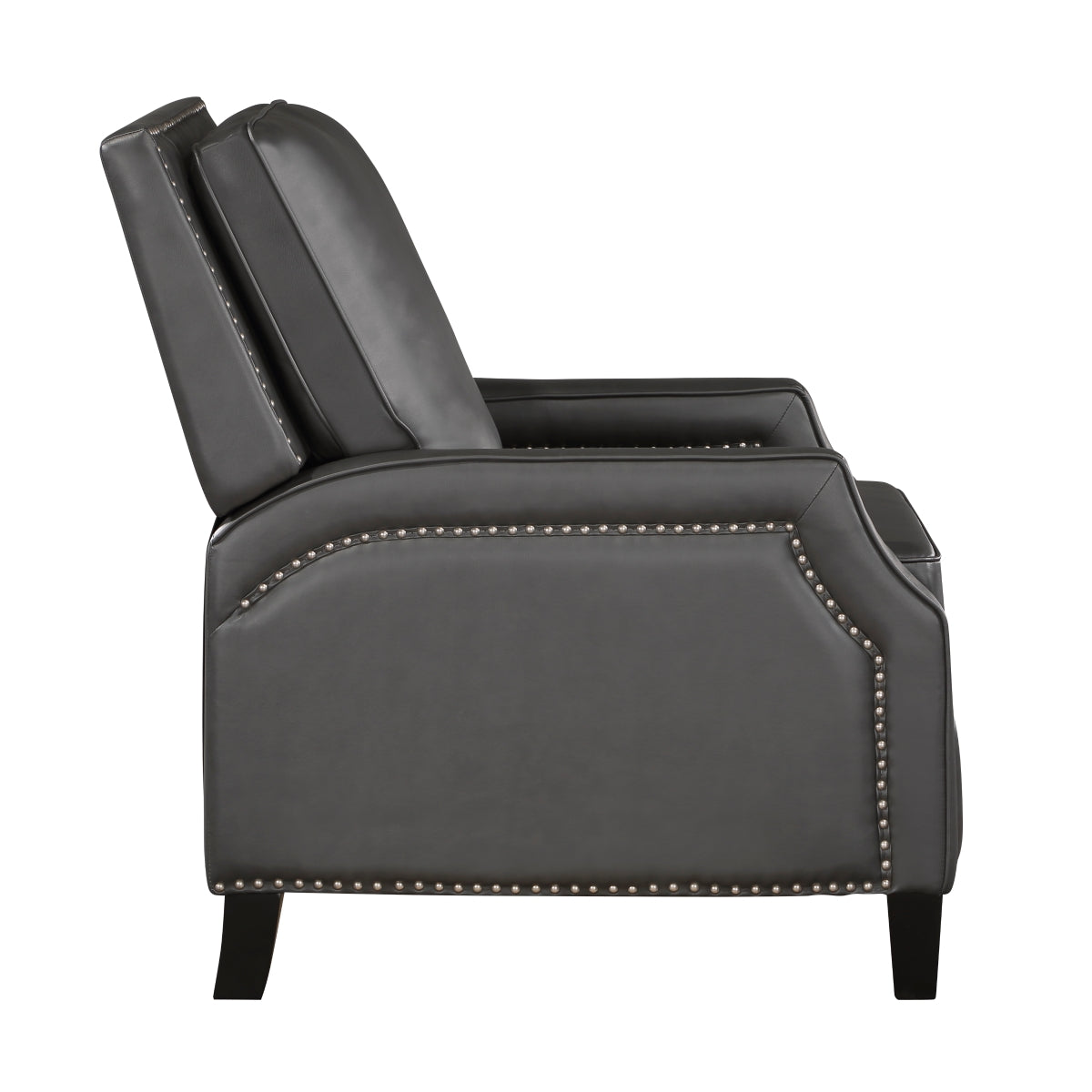 Berenson Push Back Reclining Chair - Gray (8504GRY-1)