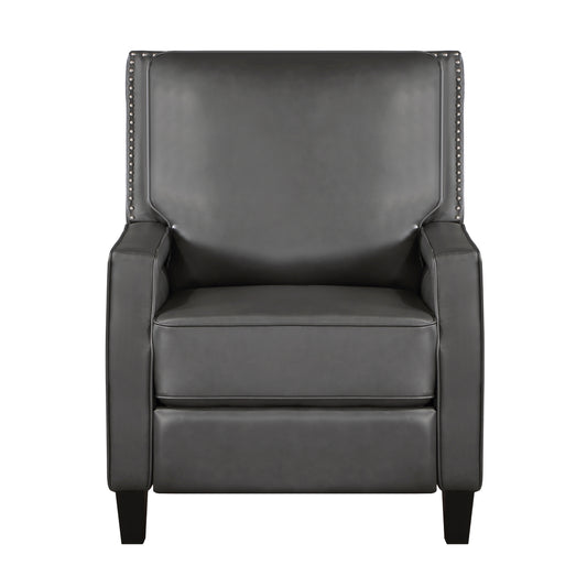 Berenson Push Back Reclining Chair - Gray (8504GRY-1)