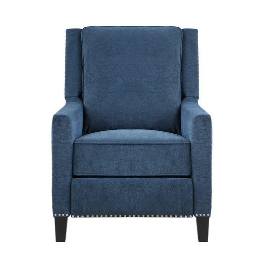 Banks Push Back Reclining Chair - Blue
