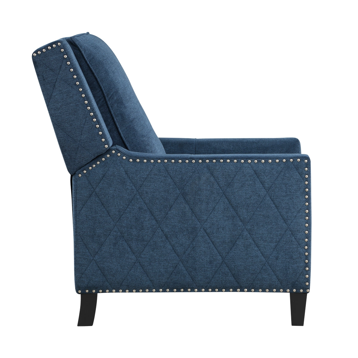 Banks Push Back Reclining Chair - Blue