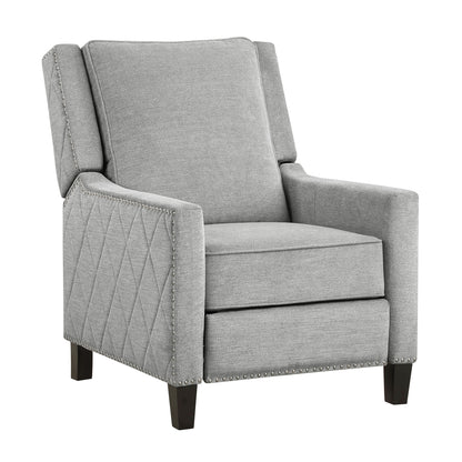 Banks Push Back Reclining Chair - Gray