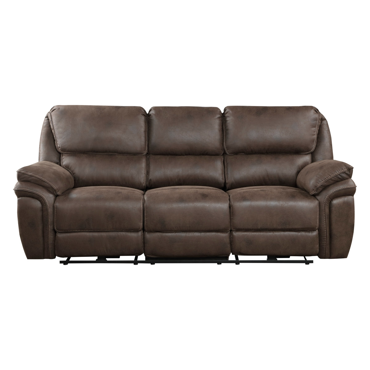 Proctor Power Double Reclining Sofa - Brown