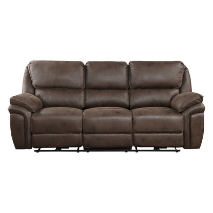 Proctor Power Double Reclining Sofa - Brown