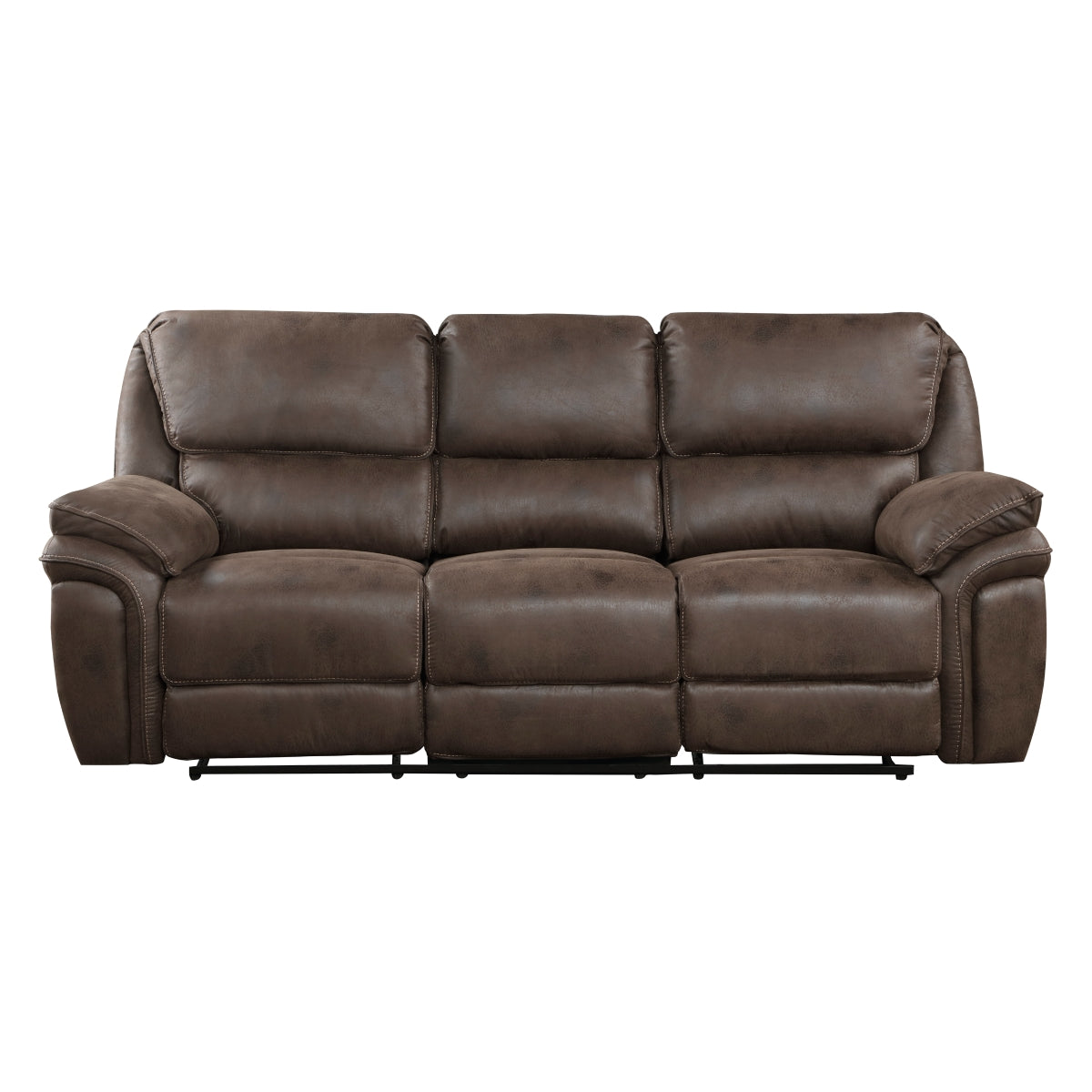 Proctor Double Reclining Sofa - Brown