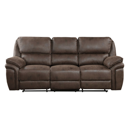 Proctor Double Reclining Sofa - Brown