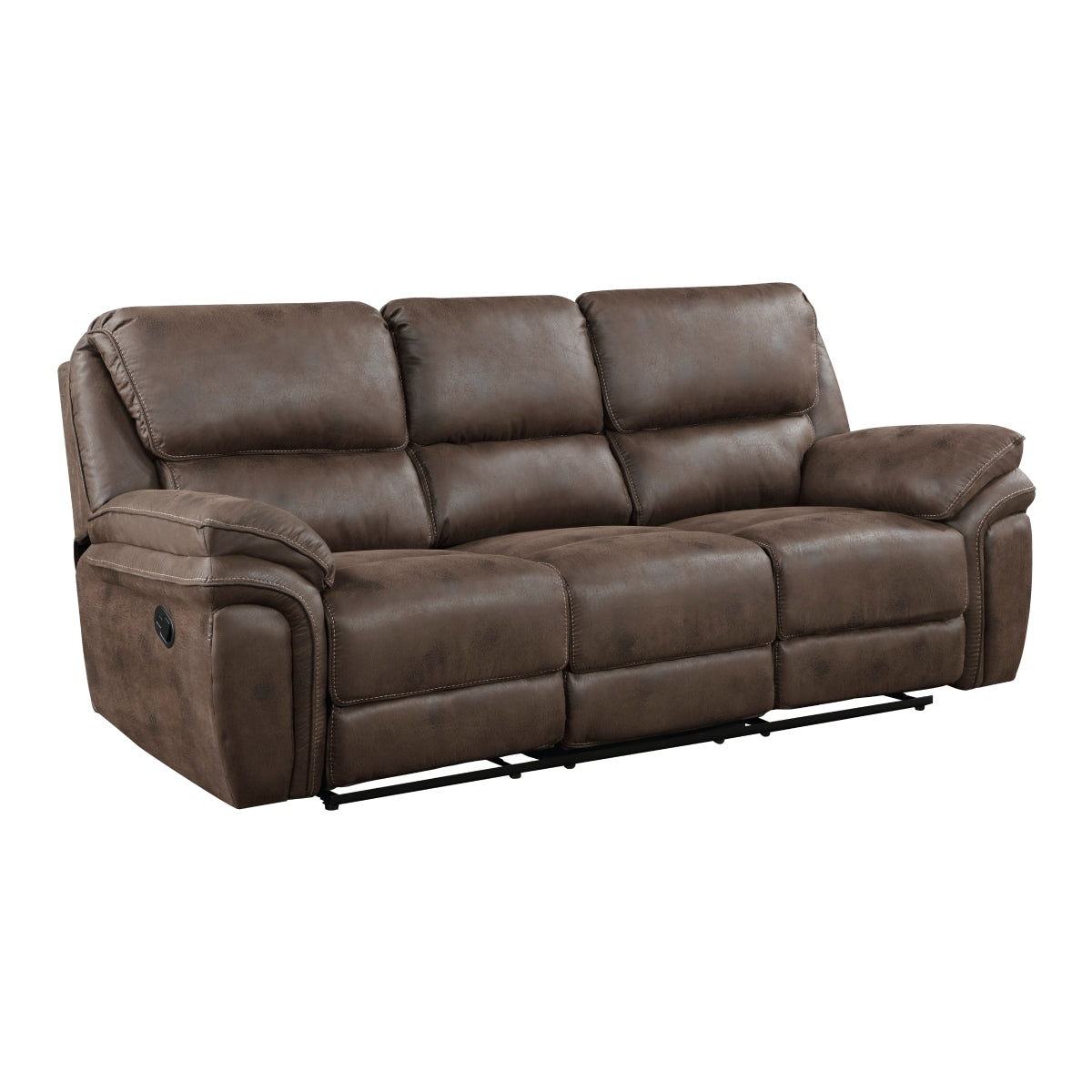 Proctor Double Reclining Sofa - Brown