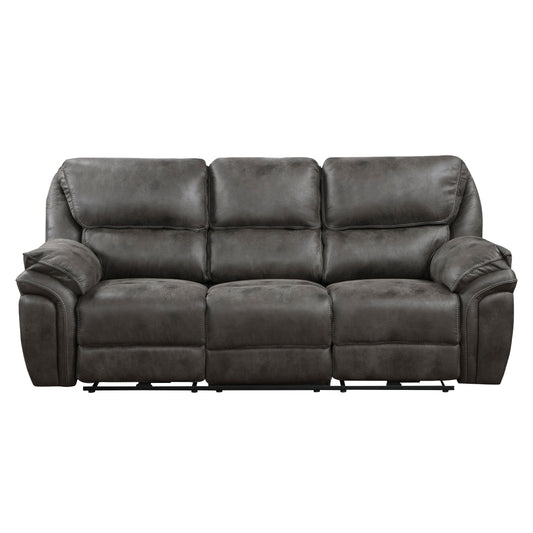 Proctor Power Double Reclining Sofa - Gray