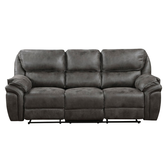Proctor Double Reclining Sofa - Gray