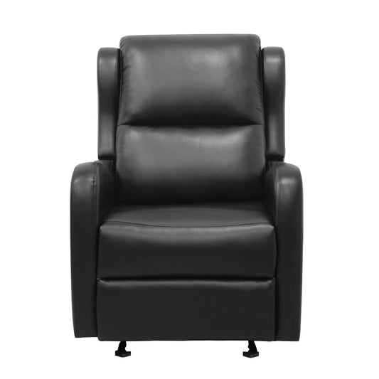 Durant Glider Reclining Chair - Black