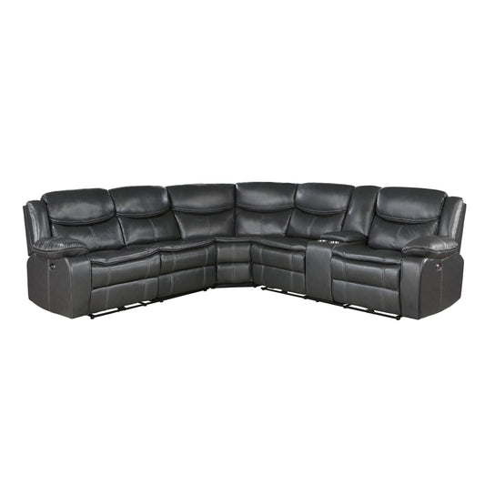 Fargo 3-Piece Power Reclining Sectional with Right Console