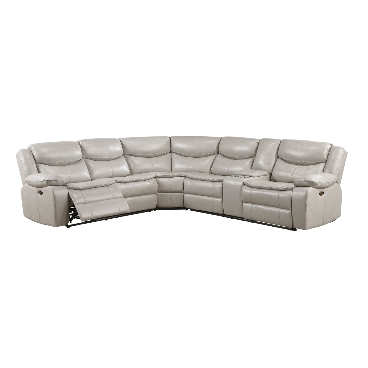 Fargo 3-Piece Power Reclining Sectional with Right Console