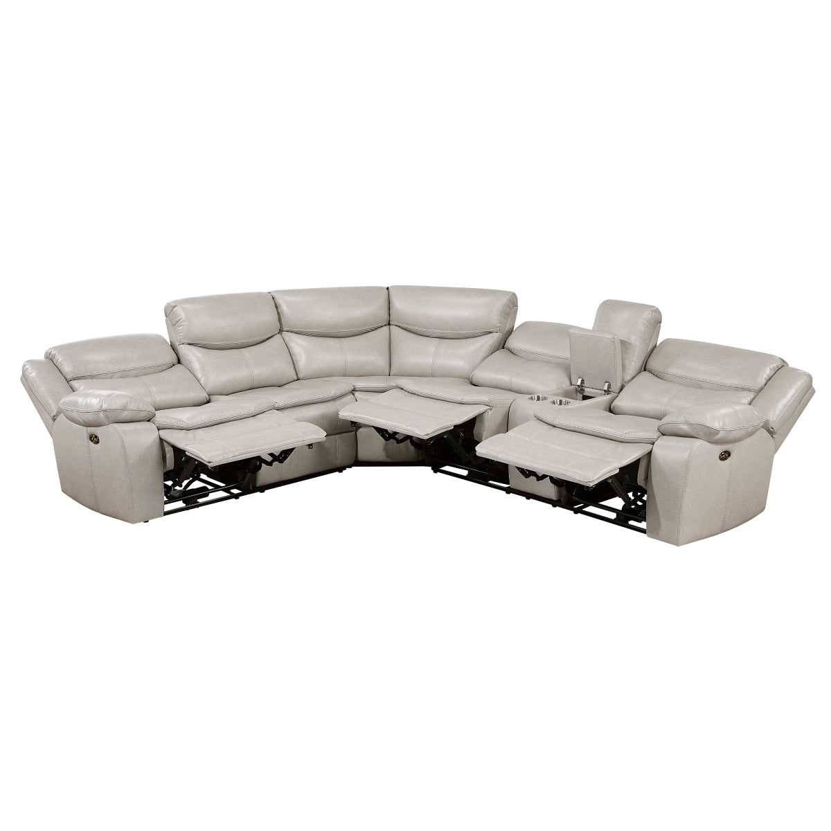 Fargo 3-Piece Power Reclining Sectional with Right Console
