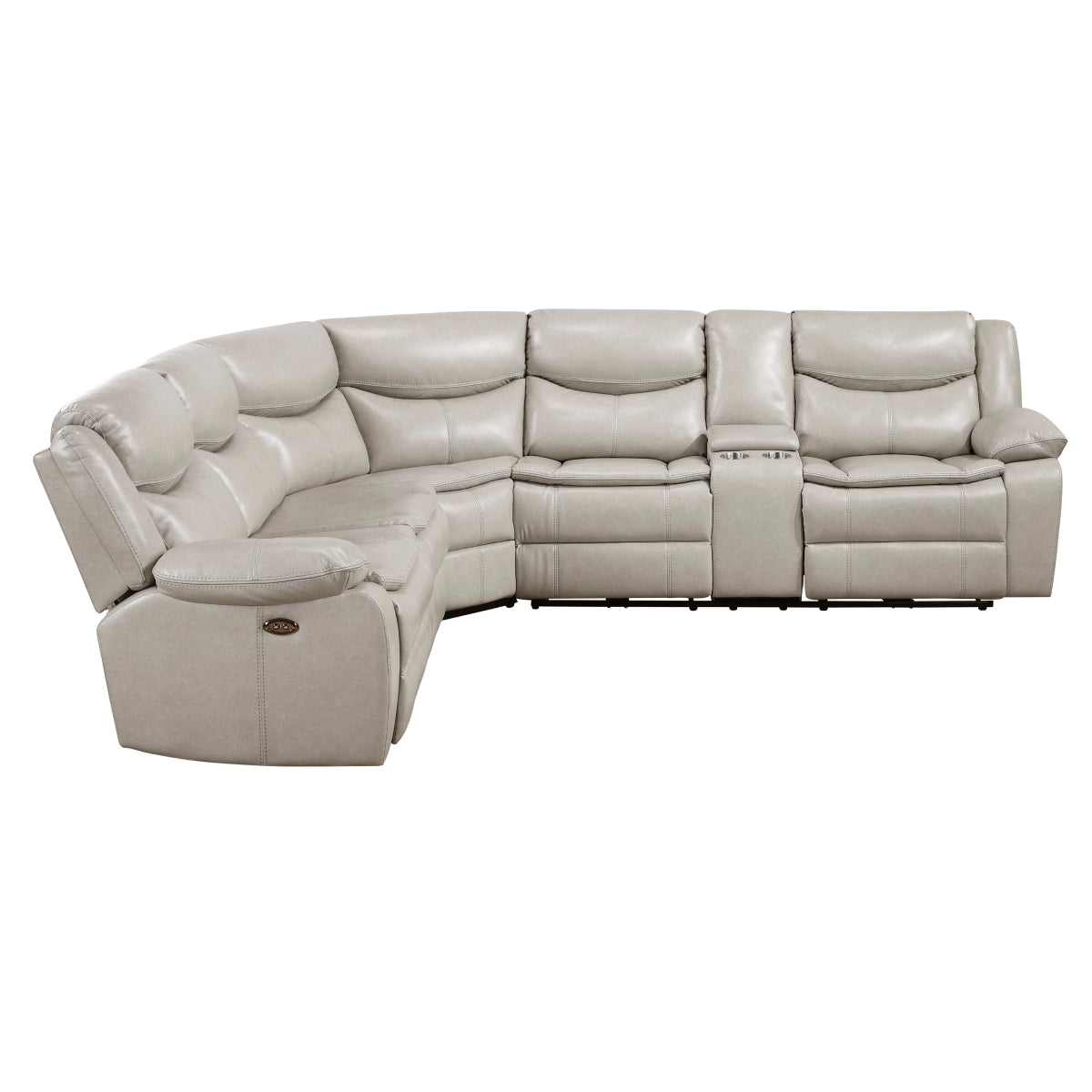 Fargo 3-Piece Power Reclining Sectional with Right Console