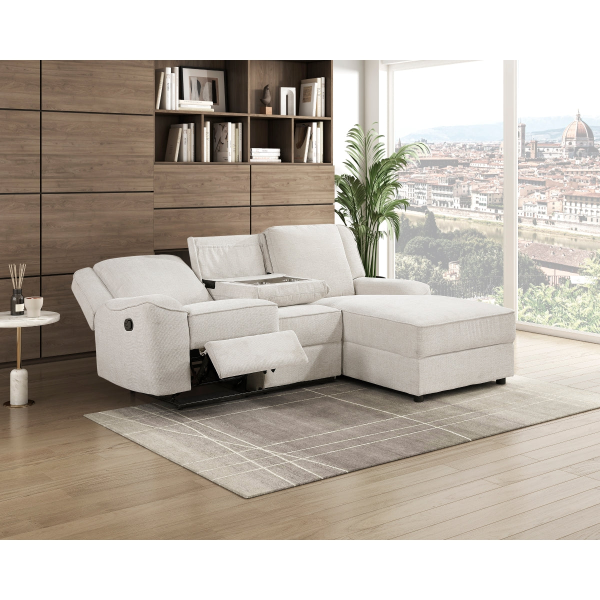 Monterey 2-Piece Reclining Sectional with Right Chaise