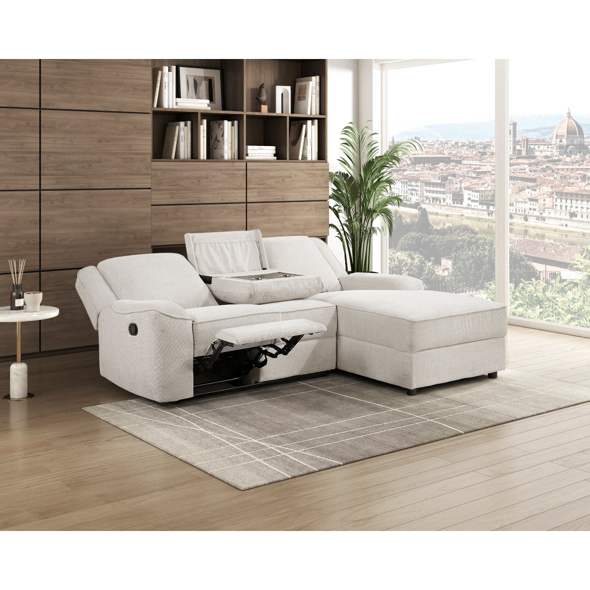 Monterey 2-Piece Reclining Sectional with Right Chaise