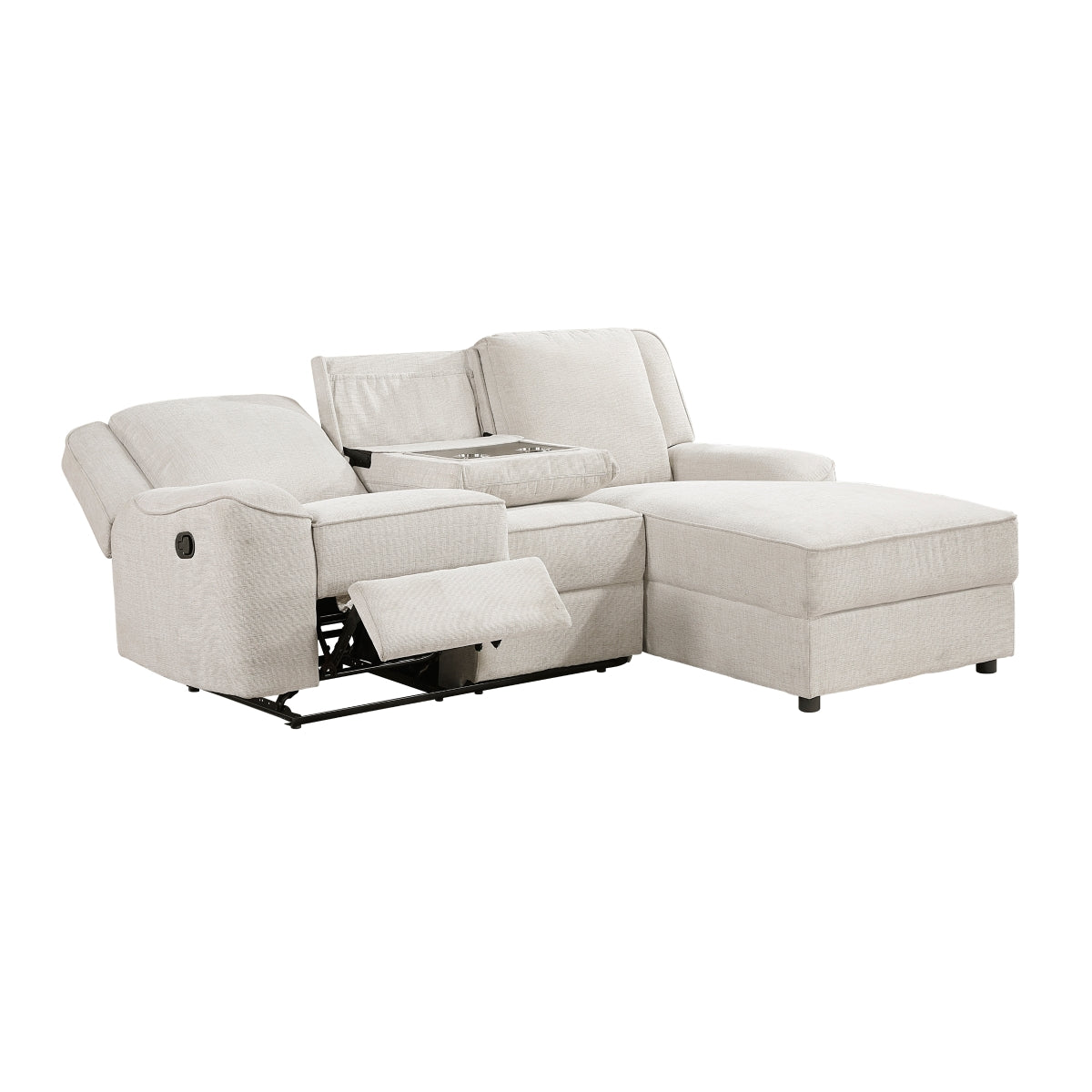 Monterey 2-Piece Reclining Sectional with Right Chaise