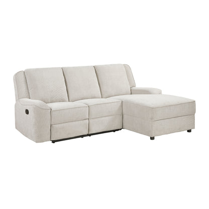 Monterey 2-Piece Reclining Sectional with Right Chaise
