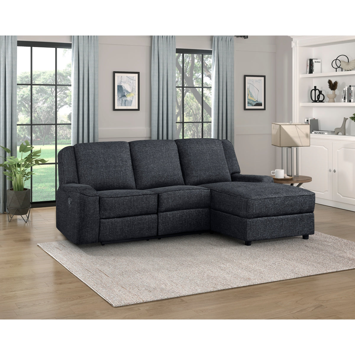 Monterey 2-Piece Reclining Sectional with Right Chaise