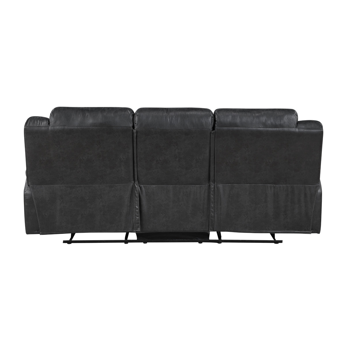 Hazen Double Reclining Sofa - Black