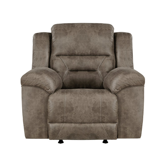 Hazen Rocker Reclining Chair - Brown