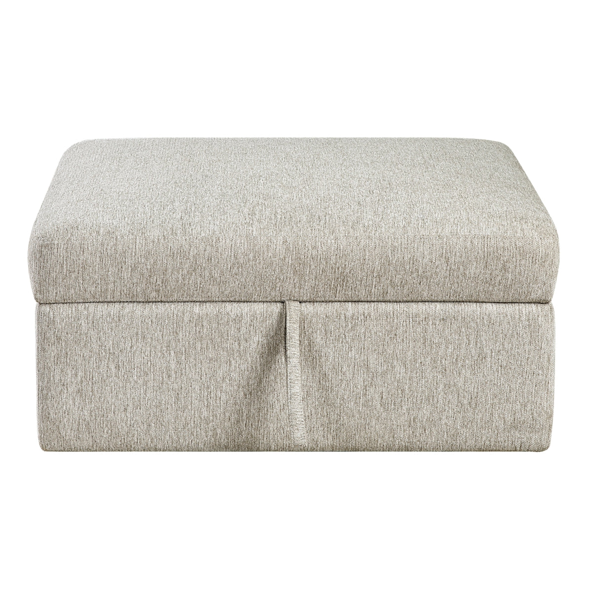Isla Storage Ottoman with Casters - Sage Sand