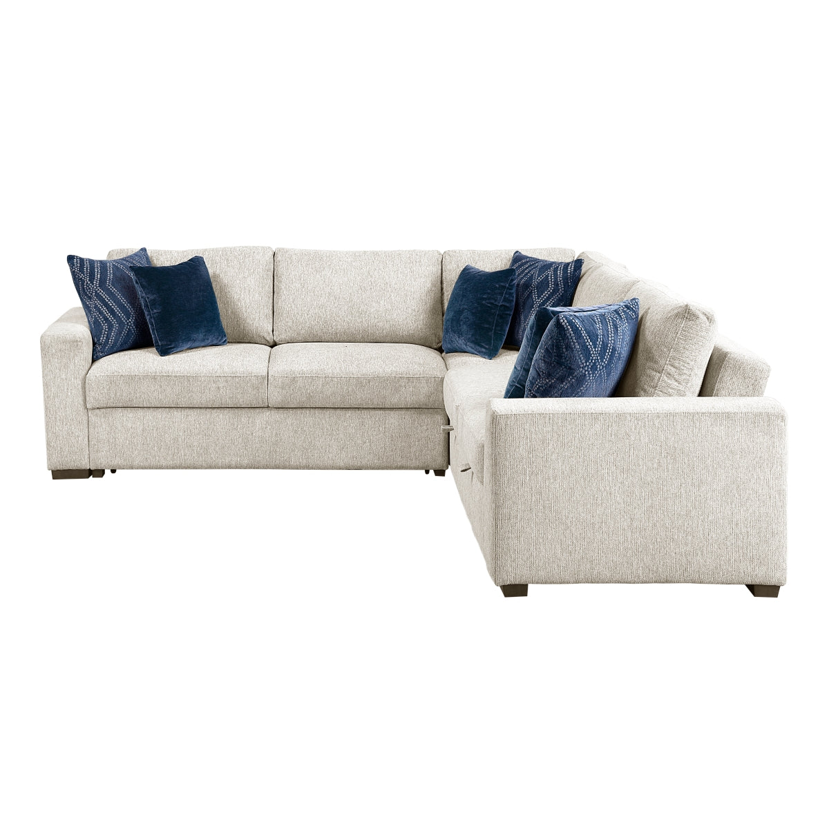 Isla 3-Piece Sectional with Pull-out Bed