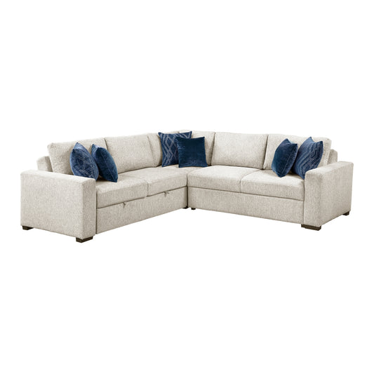 Isla 3-Piece Sectional with Pull-out Bed