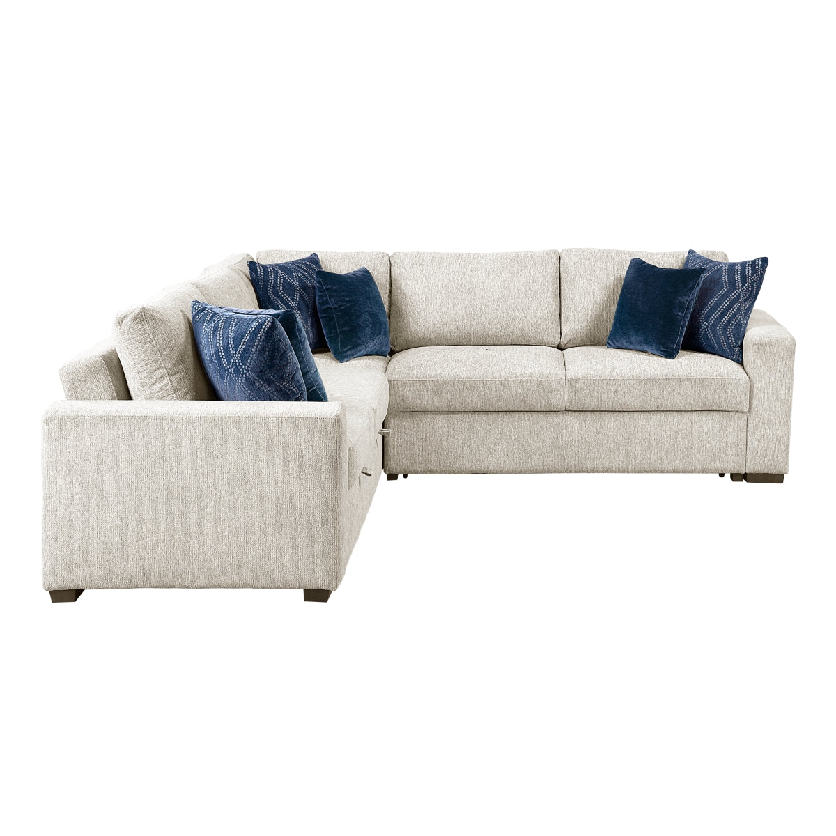 Isla 3-Piece Sectional with Pull-out Bed