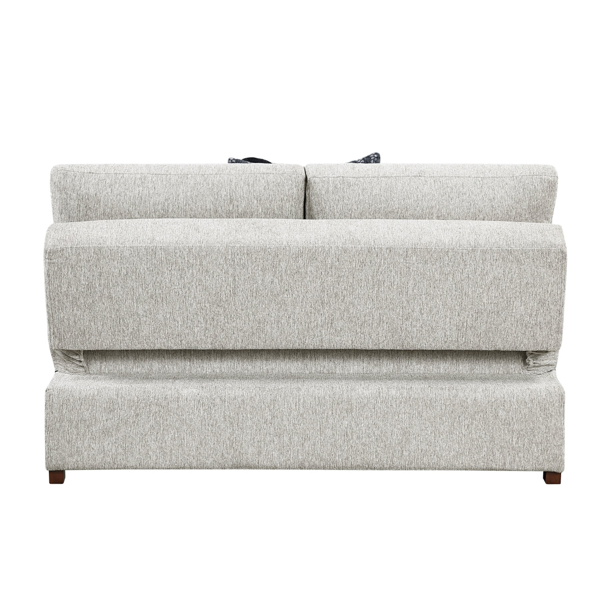 Isla Convertible Armless 2-Seater with Pull-out Bed and Click Motion Back