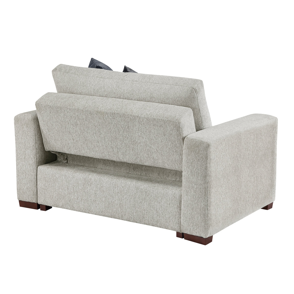 Isla Convertible Chair and a half with Pull-out Bed, Click Motion Back and Two Track Arms