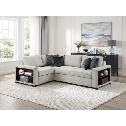 Isla 3-Piece Sectional with Pull-out Bed and Click Motion Back