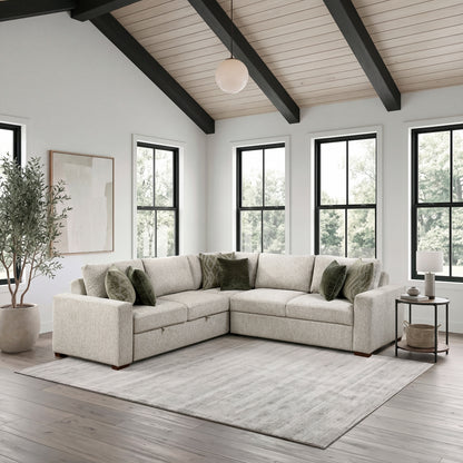 Isla 3-Piece Sectional with Pull-out Bed