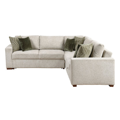 Isla 3-Piece Sectional with Pull-out Bed