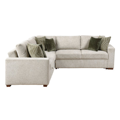Isla 3-Piece Sectional with Pull-out Bed