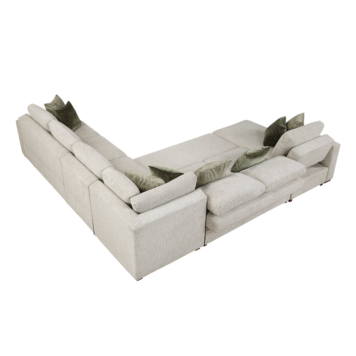 Isla 5-Piece Sectional with Reversible Chaise and Pull-out Bed